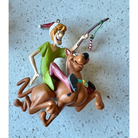 Hallmark Other - Hallmark 2000 Scooby-Doo & TM Warmer 2002 Shaggy Christmas Ornaments Lot of 2